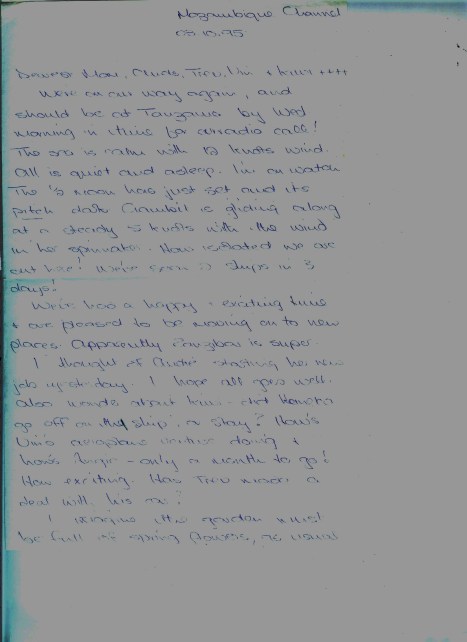 3 Oct '95 crossing to Tanzania 000