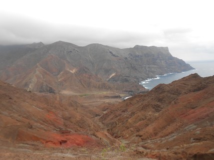 View down to Sandy Bay.