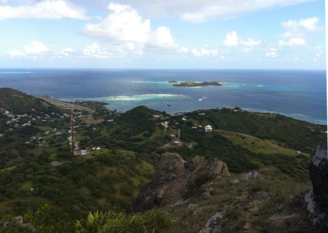Clifton Harbour and Palm Island to the east