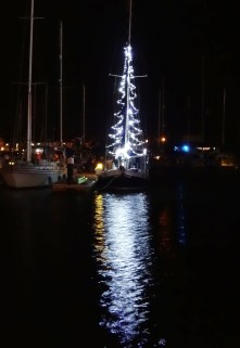 DSC00128 Xmas lights reflection